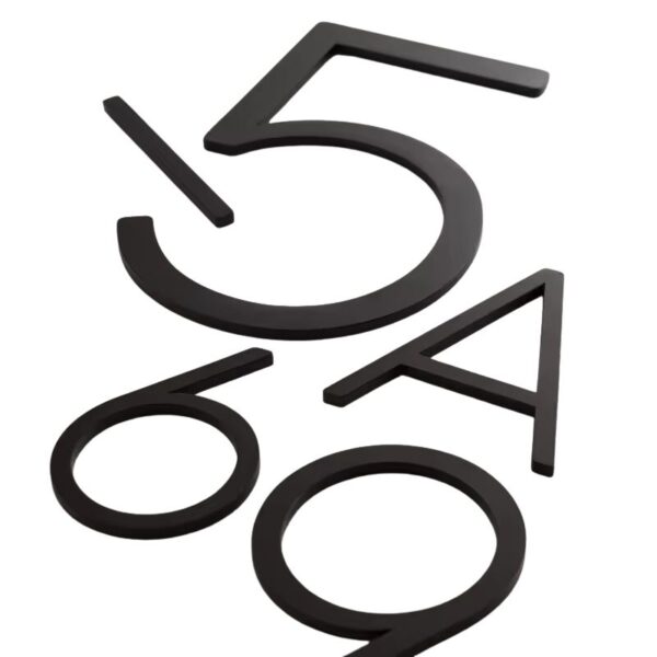 Solid Brass 4-12 Inches 10-30cm Big Number Letter Door House Public Black Floating Signature Outdoor Digits Multiple Size Solid Brass 4-12 Inches 10-30cm Big Number Letter Door House Public Black Floating Signature Outdoor Digits Multiple Size